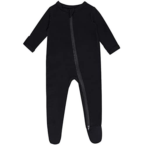 GUISBY Rayon Baby Footed Pajamas with Mitten Cuffs,Soft Long Sleeve Romper 0-18 Months