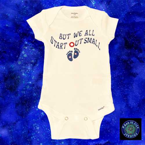 Start Out Small Phish Baby Bodysuit | Handmade One Piece| Baby Shower Gift | Boho Cutecore Baby | Little Rager Baby Outfit | Newborn - 9 Mos