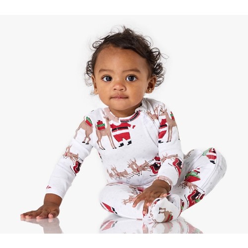 Heritage Santa Organic Cotton Baby Pajama