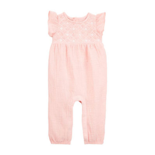 Carter's Baby Girls Sleeveless Jumpsuit