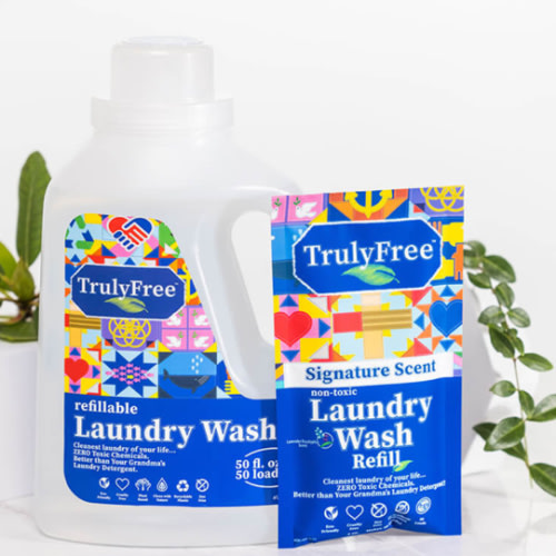 Eco-Friendly Natural Laundry Detergent | Non-Toxic Laundry Soap | Truly Free