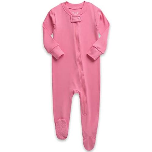 VAENAIT BABY Preemie Infant Boys Girls Footie Pajama Footed Sleep and Play Premium Modal Pajamas Available newborn-2T
