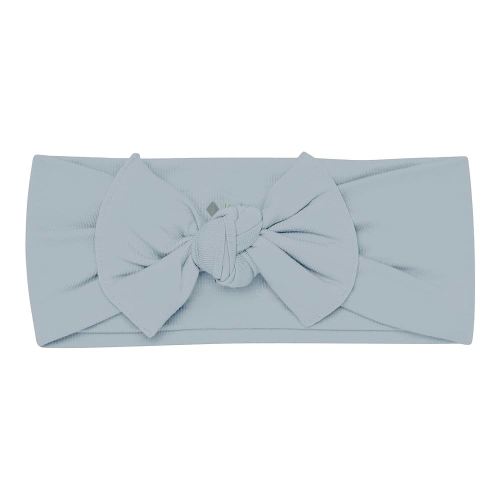 KYTE BABY Rayon Made From Bamboo Bow, (6-12 Months, Fog)