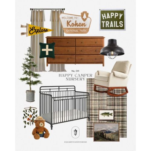 Happy Camper Nursery Design