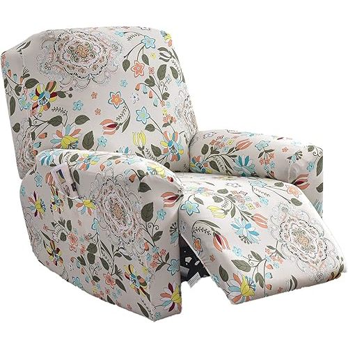Eco-Ancheng Recliner Slipcovers 4-Pieces Lazyboy Recliner Covers for Nursery  COLOR: 33