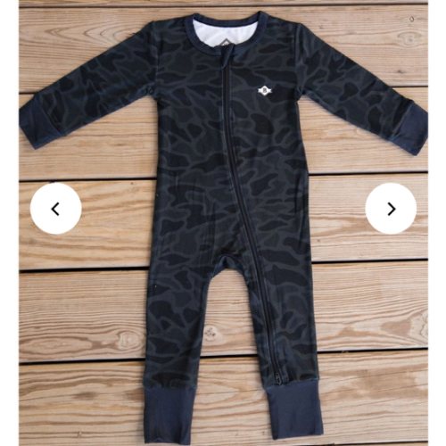 Baby Zip Up - Black Camo – BURLEBO