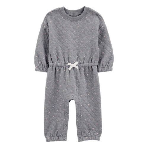 Baby Polka Dot Double-Knit Jumpsuit - Carter's | Carter's