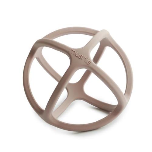 Mushie Baby Silicone Ball Teether (Shifting Sand)