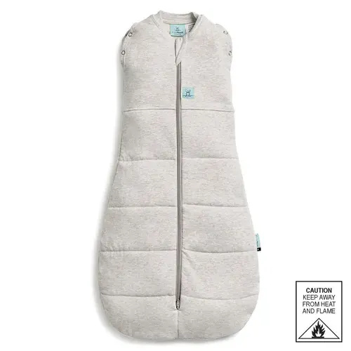 Ergopouch Cocoon Swaddle Bag 2.5 Tog Grey Marle 0-3 Months | Baby Bunting AU