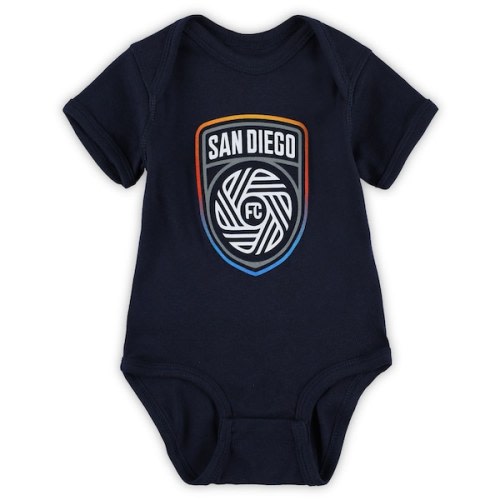 Newborn & Infant San Diego FC Navy Primary Logo Bodysuit