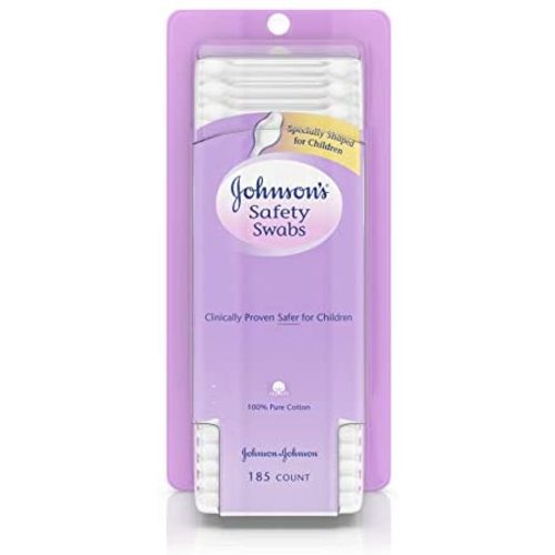 Johnson's Safety Swabs 185 Each