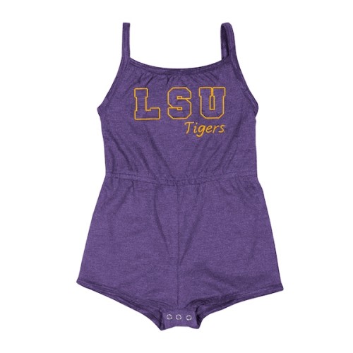 LSU Tigers Colosseum Girls Infant Elemental Tank Romper - Purple
