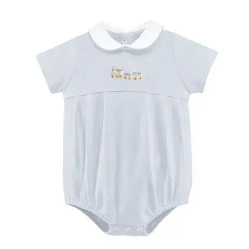 Baby Club Chic Little Blue Train Bubble