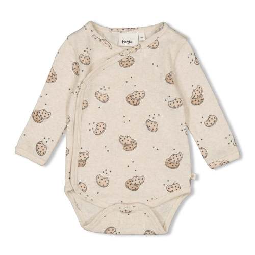 CUTE COOKIE - 2x2 Rib Knit Side Snap Allover Print Body