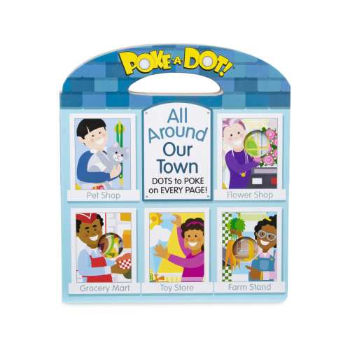 Poke-a-Dot: All Around Our Town- Melissa and Doug