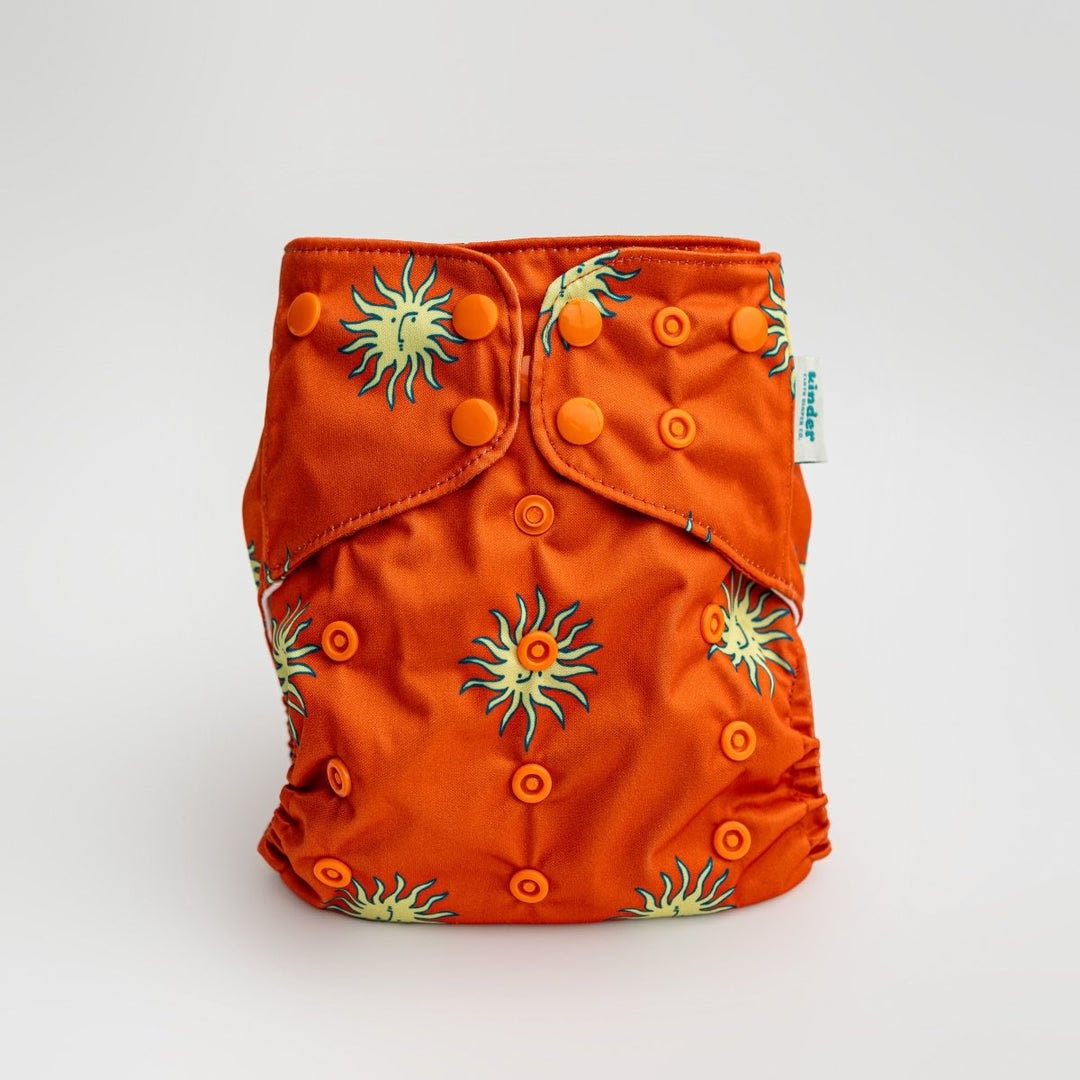 Sunbeam: Essentials Pocket Cloth Diaper with Athletic Wicking Jersey, Grows with your Baby