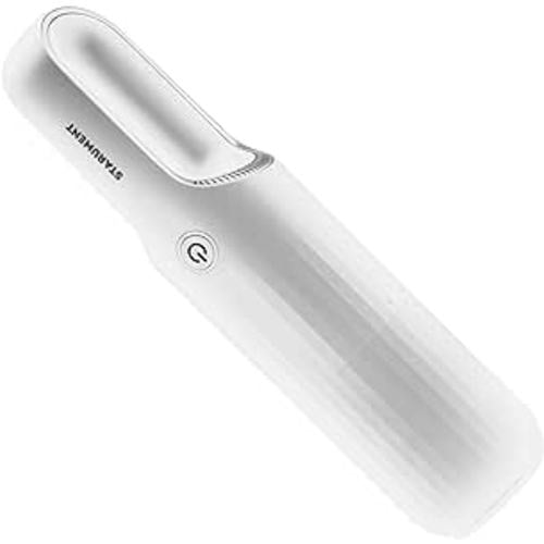 Amazon.com - STARUMENT Portable Hand Vacuum Cleaner Handheld Cordless Cleaner for Dust Pet Hair Dirt, Home, Car Interior, Lightweight, Easy to Use, Compact Design Battery Rechargeable with USB-C Cable White
