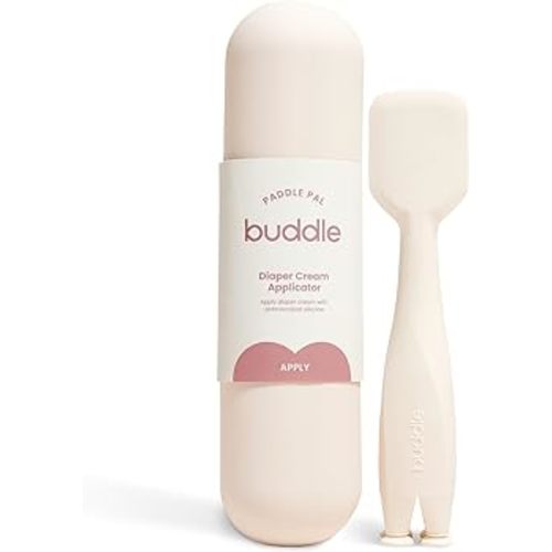 Paddle Pal Diaper Rash Cream Applicator - Made with BPA-Free Silicone - Diaper Cream Spatula For Smooth & Easy Application of Diaper Cream For Baby - Includes Carrying Case