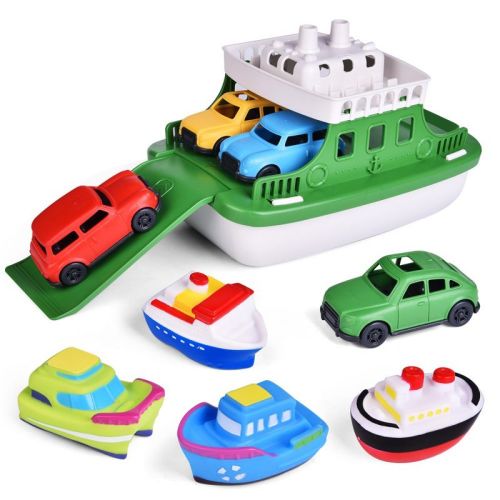 Fun Little Toys Ferry Boat With Cars Bath Set