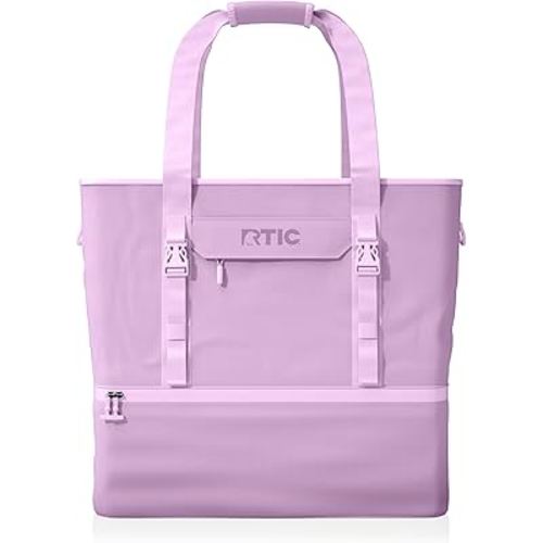 RTIC 2-in-1 Chillout Bag Soft Insulated Cooler Tote, Portable, for Lunch, Beach, Travel, Drink, Beverage, Car, Camping, Picnic, 24-Can Capacity,