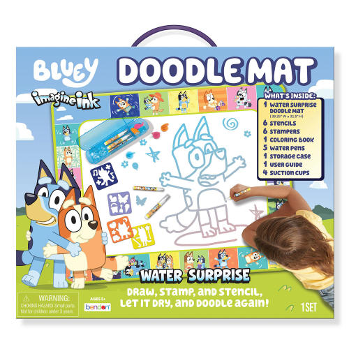 Bendon ImagineInk Mess Free Bluey Doodle Activity Mat - Sam's Club
