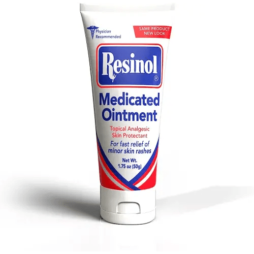 Resinol Medicated Ointment For Itch Relief And Protection Of Skin Rashes and Irritations, 1.75 Ounce Tube