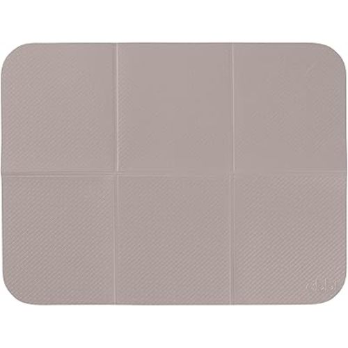 Ubbi On-The-Go Diaper Changing Baby Mat, Soft and Comfortable Diaper Bag Accessory Must Have for Newborns, Easy to Clean, Portable Folding Pad, Baby Traveling Accessories, Taupe