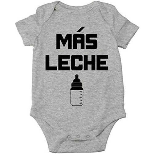 CBTwear Mas Leche - Baby Clothes - Funny Newborn Bodysuit Outfits for Boys and Girls
