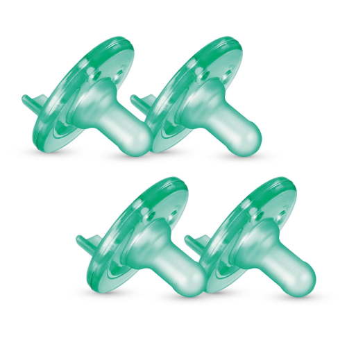 Philips Avent Soothie Pacifier 0-3m, green/green, 4 pack, SCF190/41 - Walmart.ca
