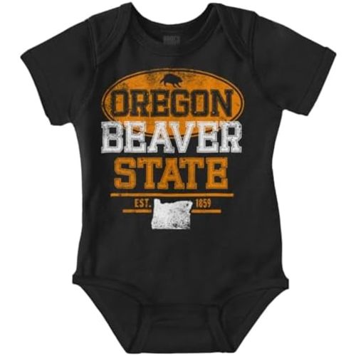 Oregon OR Beaver State Pride Souvenir Baby Romper Boys or Girls