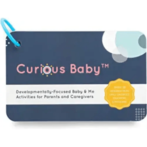 Curious Baby™ Award Winning 40+ Activities for Baby & Me (0-12 Months) | Developmentally-Focused and Stimulating Creative Playtime Ideas for Baby & Me | Includes Black/White High-Contrast Cards