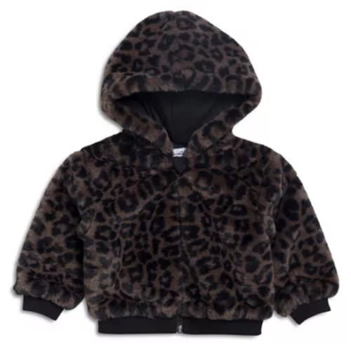 Girls' Cheetah Girl Faux Fur Jacket - Baby