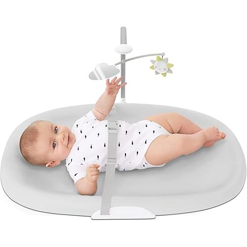 Skip Hop Baby Changing Pad Nursery Style Wipe-Clean Contoured with Cushioned Foam Grey