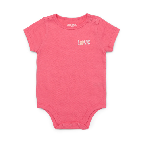 Garanimals Baby Girl Short Sleeve Crinkle Jersey Bodysuit, Sizes 0-24 Months