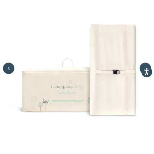 Naturepedic Organic Cotton Changing Pad 4-Sided | Nurture&