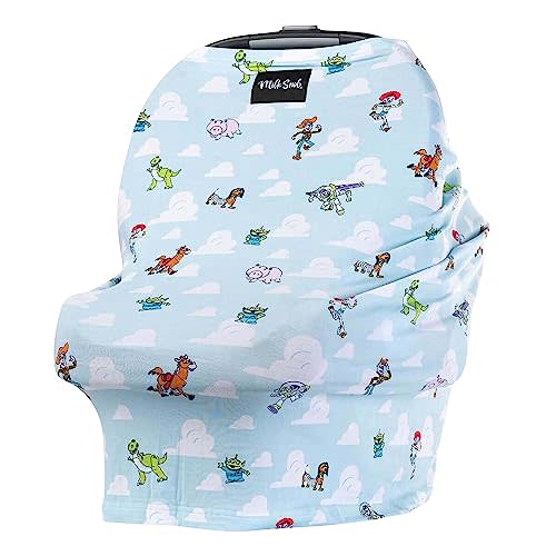 Milk Snob Original Disney Toy Story 5-in-1 Baby Cover, Breastfeeding, Car Seat, Carrier, Stroller, High Chair, Shopping Cart, Lounger Canopy, Baby Shower Gender Neutral Gifts, Nursing Top