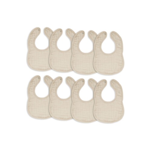 Muslin Bibs - Pack of 8