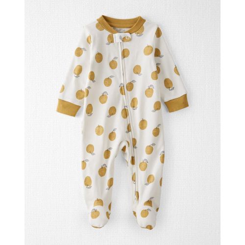 Organic Cotton Sleep & Play - NB - Orchard Print