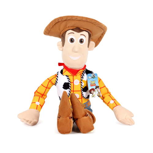Toy Story Woody Kids Decorative Pillow Buddy, Polyester Velboa, Orange, Disney