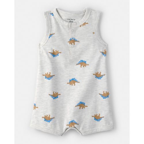 Baby Dinosaur Sleeveless Romper - Carter's (6m)