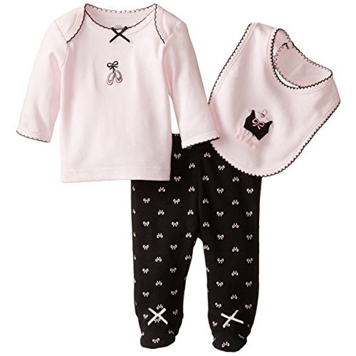 Little Me Baby Girls' 3 Piece Gift Set