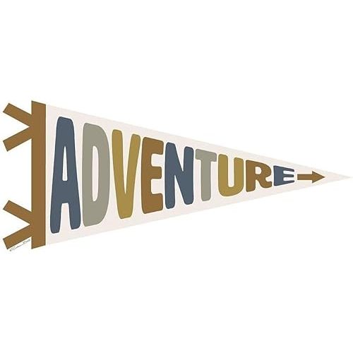 Adventure Pennant 10x5 UnFramed