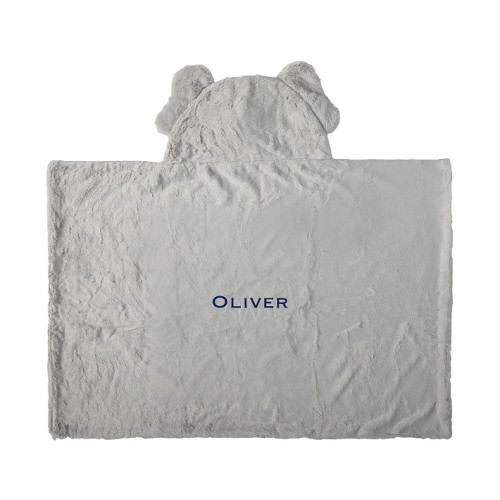 Faux-Fur Animal Baby Hooded Towels