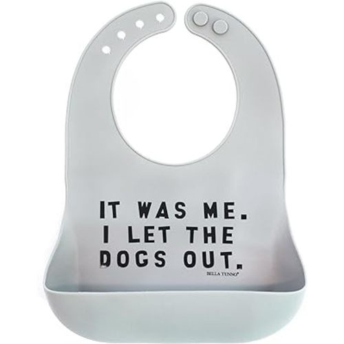 Bella Tunno Wonder Bib – Waterproof Silicone Bibs for Boys & Girls, Non-toxic & BPA Free Silicone Baby Bibs & Toddler Bibs