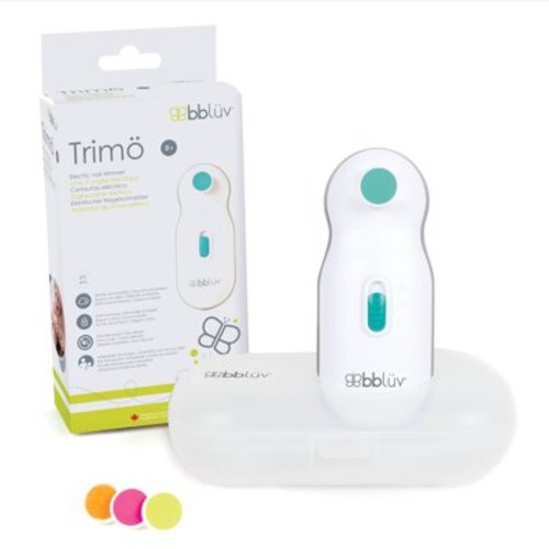 bblüv - Trimö - Electric Baby Nail Trimmer, Gentle and Quiet for Newborn and Toddler (0-12 Months+), Fingernail and Toenail Clippers
