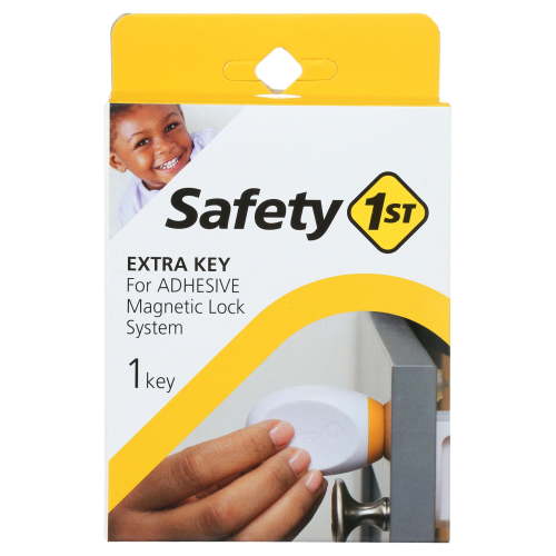 Safety 1st Extra Key for Adhesive Magnetic Lock System, White/Yellow