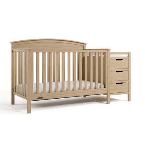 Graco Benton 4-in-1 Convertible Crib and Changer Driftwood