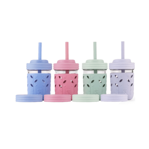 8oz Glass Mason Jar Drinking Tumblers + Food Storage