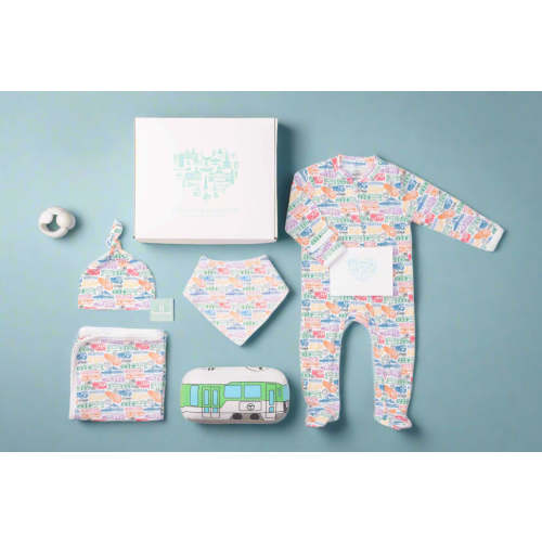 Boston MBTA Baby Gift Set 3