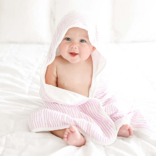 Lavender Wave Hooded Towel Set